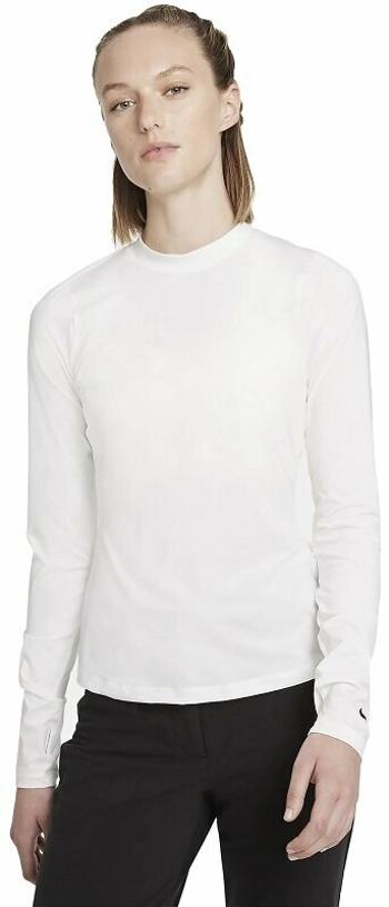 Nike Dri-Fit Victory Long Sleeve Crew Womens Base Layer White/Black XS