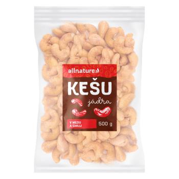 ALLNATURE Kešu v mede a chilli 500 g