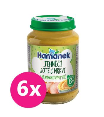 6x HAMÁNEK Jahňacie soté s mrkvou a zemiakovým pyré 190 g