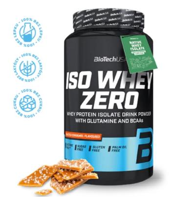 BioTechUSA ISO WHEY ZERO /NATIVE/ slaný karamel 908 g