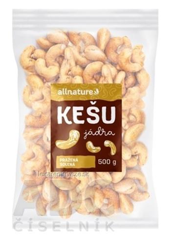 Allnature KEŠU jadrá pražené, solené 1x500 g