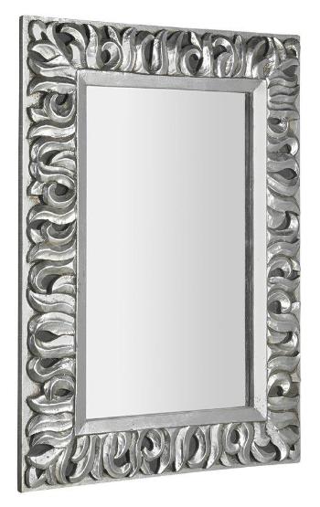 SAPHO - ZEEGRAS zrkadlo v ráme, 70x100cm, strieborná Antique IN432