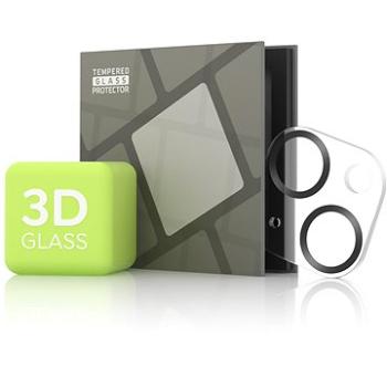 Tempered Glass Protector pre kameru iPhone 13 mini/13 – 3D Glass, čierne (Case friendly) (TGR-AIP13M-BL)
