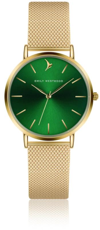 Emily Westwood Green Sunray Mesh Watch EGI-3418