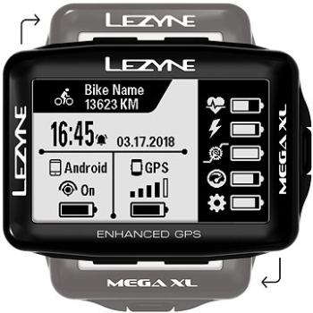 Lezyne Mega XL GPS Black (1-GPS-MEGAXL-V104)