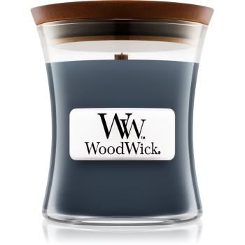 Woodwick Evening Onyx vonná sviečka s dreveným knotom 85 g