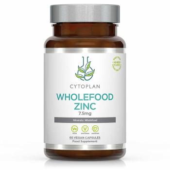 Wholefood Zinc - Zinok z rastlinného zdroja, 60 kapsúl