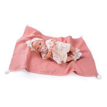 Antonio Juan 14258 Bimba – žmurkajúca bábika bábätko so zvukmi a mäkkým látkovým telom – 37 cm (8435083614585)