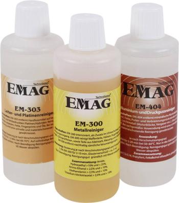 Emag Set EM-303, EM-300, EM404 sada s čistiacim koncentrátom do dielne  300 ml