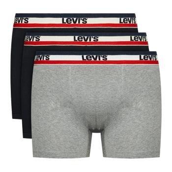 Levis  Boxer 3 Pairs Briefs  Boxerky Čierna