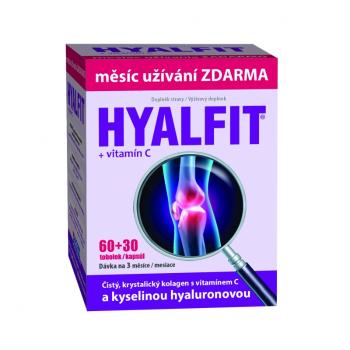 Hyalfit + vitamín C 90 kapsúl