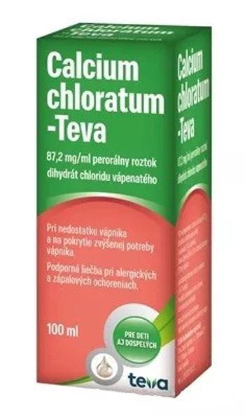 Calcium Chloratum - Teva, perorálny roztok 100 ml