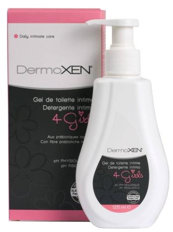 Dermoxen 4 Girls intímny čistiaci gél pre dievčatá 125 ml