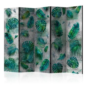 Paraván Modernist Jungle Dekorhome 225x172 cm (5-dielny)