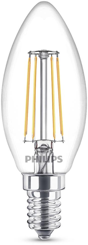 Philips Lighting 80865801 LED  En.trieda 2021 A ++ (A ++ - E) E14 sviečkový tvar 4.3 W = 40 W teplá biela (Ø x d) 35 mm