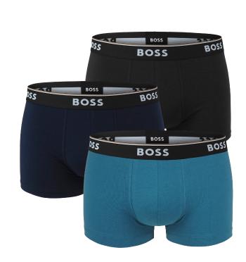 BOSS - boxerky 3PACK cotton stretch dark petrol combo - limitovaná fashion edícia (HUGO BOSS)-M (83-89 cm)