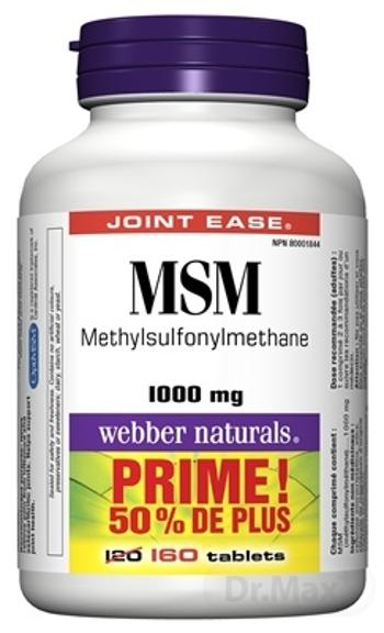 Webber Naturals MSM 1000 mg BONUS