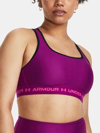 Under Armour Crossback Mid Športová podprsenka Fialová