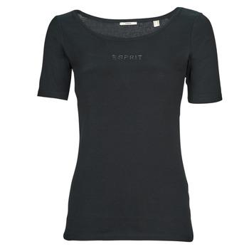 Esprit  Tričká s krátkym rukávom tshirt sl  Čierna
