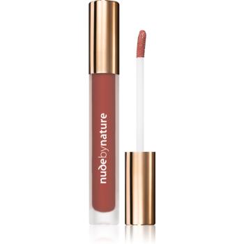 Nude by Nature Satin Liquid Lipstick krémový rúž so saténovým finišom odtieň 07 Orchid 3,75 ml