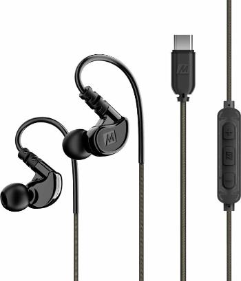 MEE audio M6 Sport USB-C Black Slúchadlá za uši