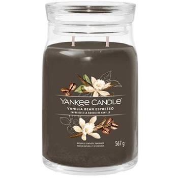 YANKEE CANDLE Signature sklo 2 knôty Vanilla Bean Espresso 567 g (5038581124988)