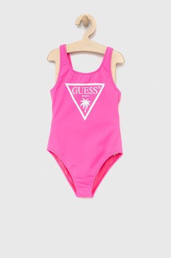 Detské plavky Guess ružová farba