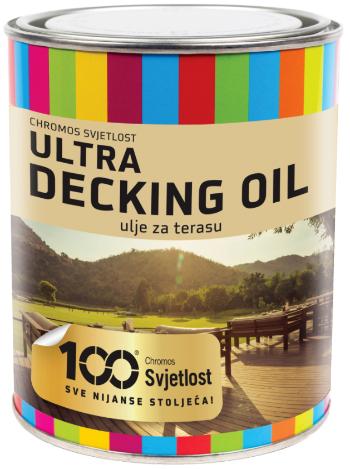 ULTRA DECKING OIL - Olej na drevené terasy 0,75 l tík