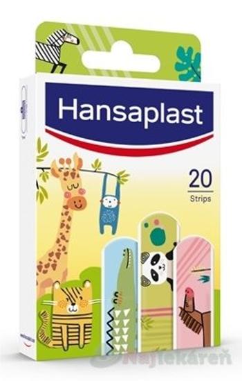 Hansaplast ZVIERATKÁ náplasť detská, stripy 20ks