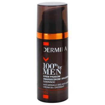 Dermika 100% for Men krém proti hlbokým vráskam 50+ 50 ml