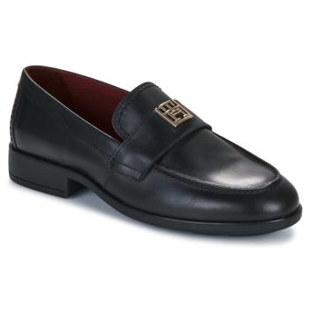 Tommy Hilfiger  TH LEATHER CLASSIC LOAFER  Mokasíny Čierna