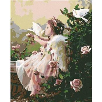 Maľovanie podľa čísel – Anjel v ružiach (HRAmal01145nad)