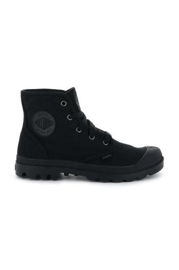 Tenisky Palladium Pampa Hi dámske, čierna farba