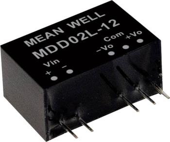Mean Well MDD02M-05 DC / DC menič napätia, modul   200 mA 2 W Počet výstupov: 2 x