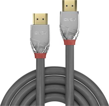 LINDY HDMI prepojovací kábel #####HDMI-A Stecker, #####HDMI-A Stecker 7.50 m sivá 37875  #####HDMI-Kabel