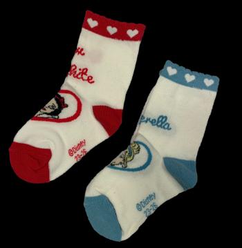 EPlus Sada 2 párov detských ponožiek - Princezné Disney Veľkosť ponožiek: 31-34