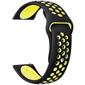 Eternico Sporty Universal Quick Release 22 mm Vibrant Yellow and Black (AET-U22SP-YeBl)