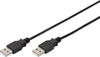 Digitus #####USB-Kabel USB 2.0 #####USB-A Stecker, #####USB-A Stecker 3.00 m čierna