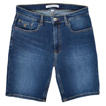 Calvin Klein Jeans  REGULAR SHORT ESS BLUE  Šortky/Bermudy Modrá