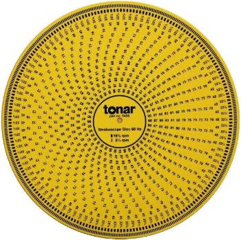 Tonar Acrylic Stroboskopický disk Yellow