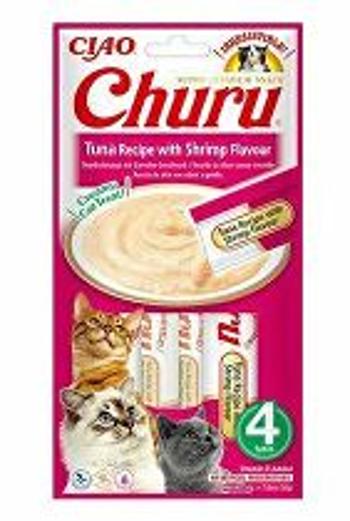 Churu Cat Recept na tuniaka s príchuťou kreviet 4x14g + Množstevná zľava