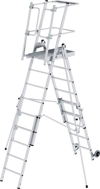 MUNK Günzburger Steigtechnik  52538 hliník rebrík s platformou Montáž pomocou nástrojov