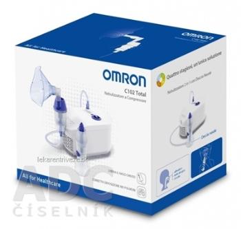 OMRON C102 Total INHALÁTOR kompresorový s nosnou sprchou 1x1 set