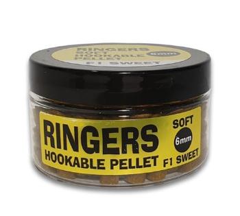 Ringers mäkčené pelety soft hook pellets 6 mm 65 g - f1 sweet