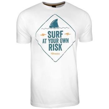 Monotox  Tričká s krátkym rukávom Surf Risk  Biela