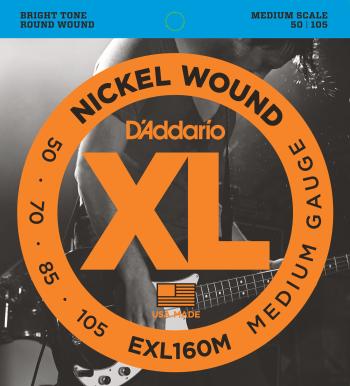 D'Addario EXL160M Struny pre basgitaru