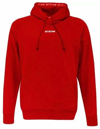 CCM Team Fleece Pullover Hoodie Red XL