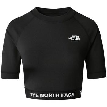 The North Face  Tričká s krátkym rukávom Crop LS  Čierna