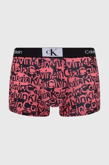 Boxerky Calvin Klein Underwear pánske,ružová farba,000NB3406A