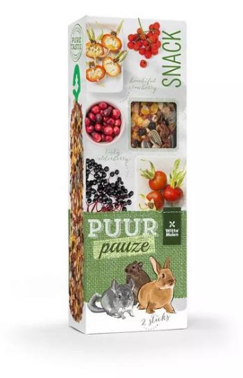 PUUR pauze sticks forest fruit - tyčinky s lesným ovocím pre hlodavce a malé cicavce 110g